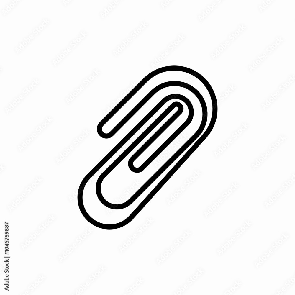 paper clip icon sign vector paper clip icon sign vector