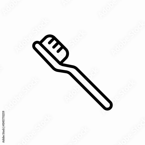 tooth brush icon sign vector