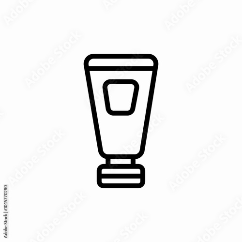 tube of cream icon sign vector