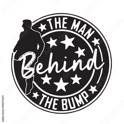 the man behind the bump logo inspirational positive quotes, motivational, typography, lettering design