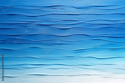 abstract blue texture with wavy lines and gradient shading, ocean waves. Background, wallpaper, backdrop design, modern digital calming aquatic banner or poster.
