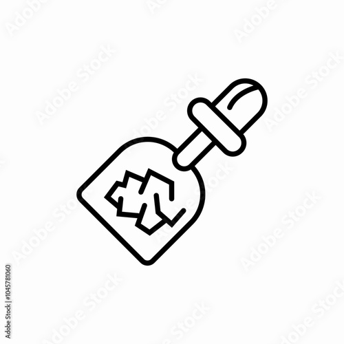 shovel detailed icon sign vector