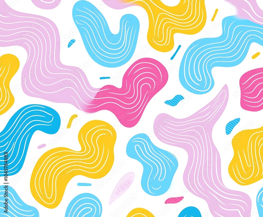 Minimalist Elegance: Pastel Patterns of Lines and Shapes Minimalist Elegance: Pastel Patterns of Lines and Shapes