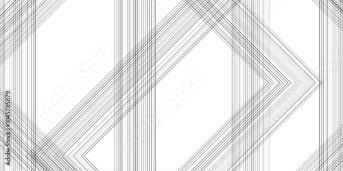 abstract black and white arrange line minimalism geometric pattern background. 
