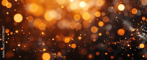 The Glowing Orange Bokeh Effect