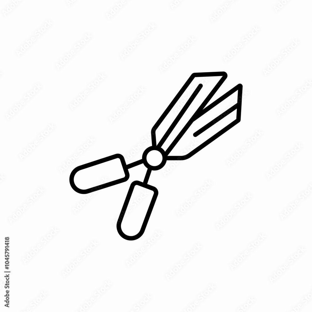 leaf cutter icon sign vector leaf cutter icon sign vector
