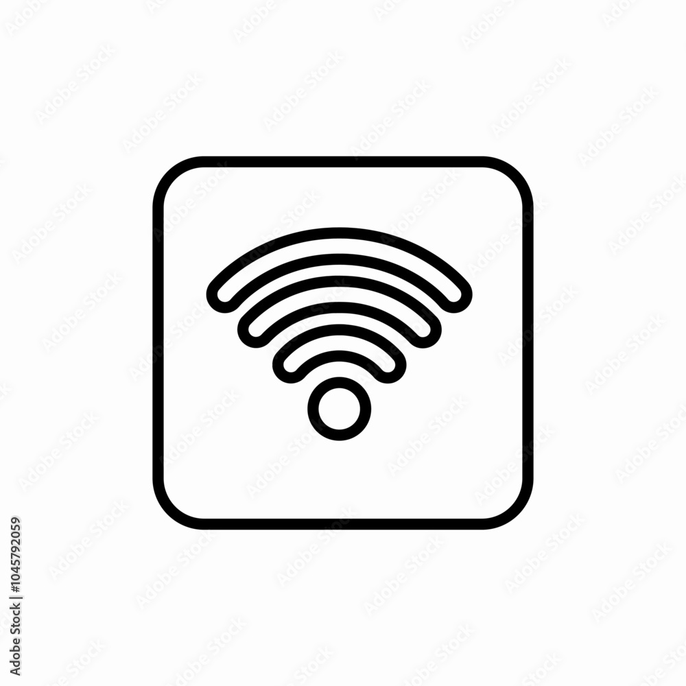 wifi signal icon sign vector wifi signal icon sign vector