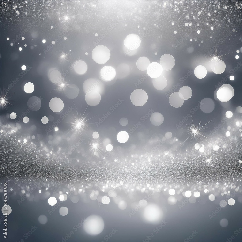 background of abstract glitter lights silver and white de focused generative ai background of abstract glitter lights silver and white de focused generative ai