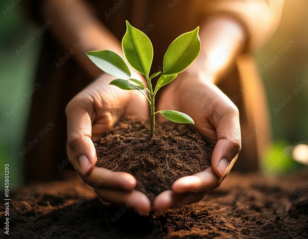 © Willard - caring for the environment women s hands protect a green plant ecology concept © Willard - caring for the environment women s hands protect a green plant ecology concept