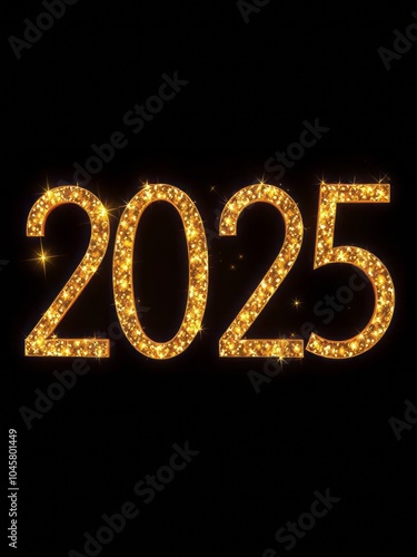 Vintage 2025 numbers on a dark textured background for new year. _1(890). New Year 2025. Ultra realistic. Photorealistic 