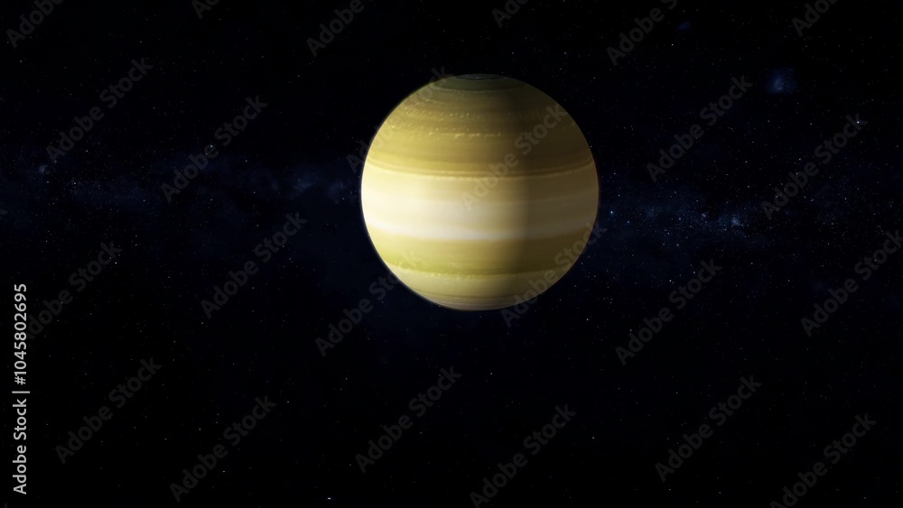 realistic Uranus planet view on space realistic Uranus planet view on space