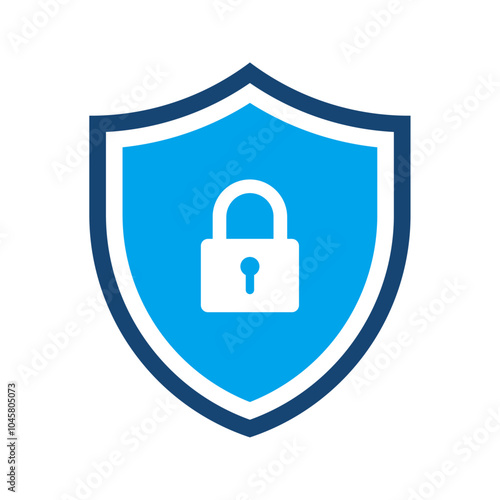 Shield with lock icon