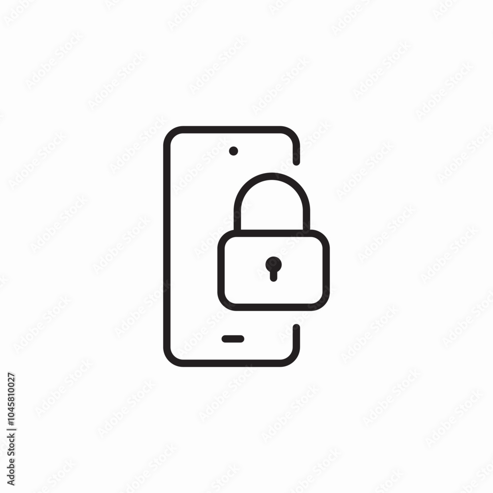 mobile data safety icon sign vector mobile data safety icon sign vector