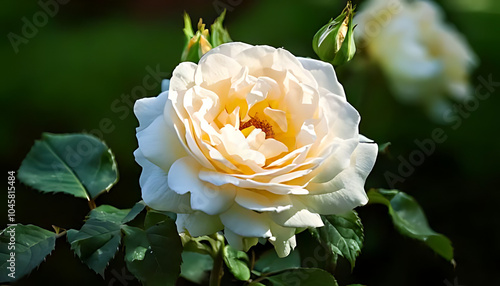iseberg white rose modern korbin floribunda rose cultivar garden