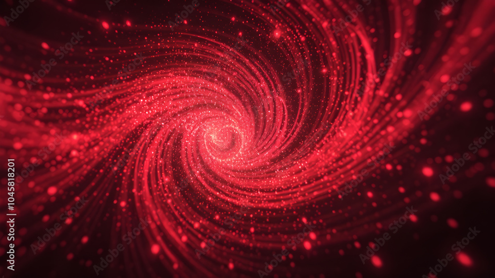 Red Particle Vortex in Dark Space Red Particle Vortex in Dark Space