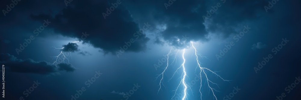 Captivating image of a dramatic lightning storm illuminating dark clouds, perfect for weather-related themes, environmental awareness, or dramatic visual storytelling. Captivating image of a dramatic lightning storm illuminating dark clouds, perfect for weather-related themes, environmental awareness, or dramatic visual storytelling.