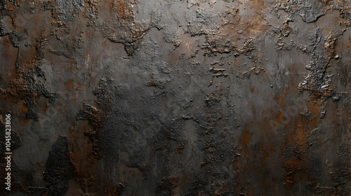 Wallpaper Mural Industrial Metal Texture: Illustrate a seamless metal texture background with realistic scratches and scuffs, conveying an industrial aesthetic.  Torontodigital.ca