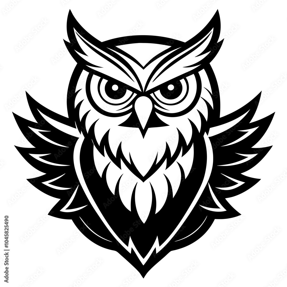 owl with wings owl with wings