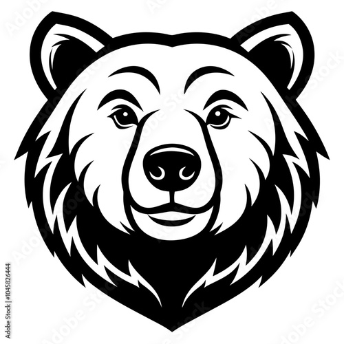 mascots logo of kermode bear  spirit bear