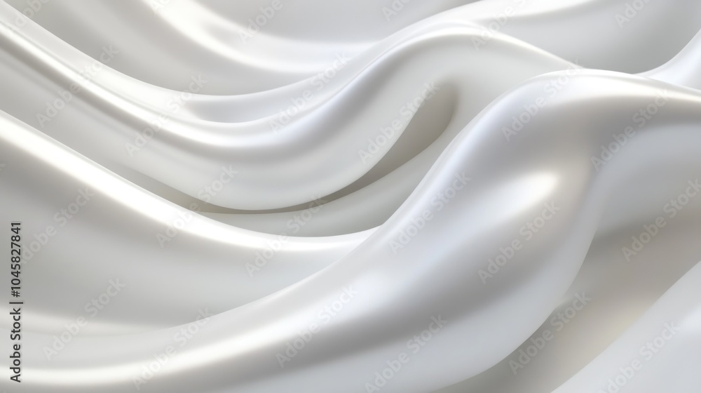 Abstract White Fabric Abstract White Fabric