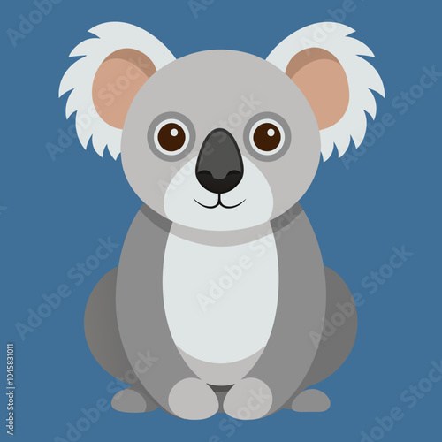 koala cartoon isolated