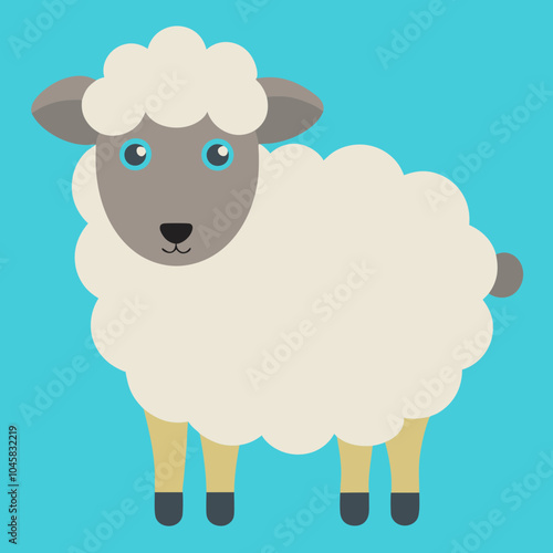 illustration of sheep cartoon