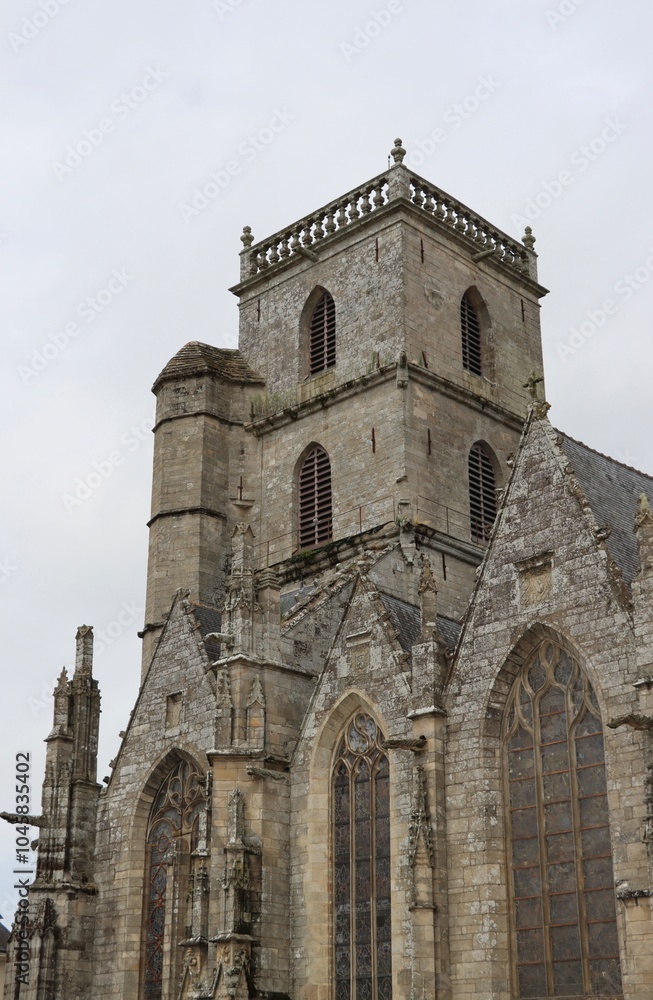 Fototapeta premium The church of st Armel in Ploermel , France 