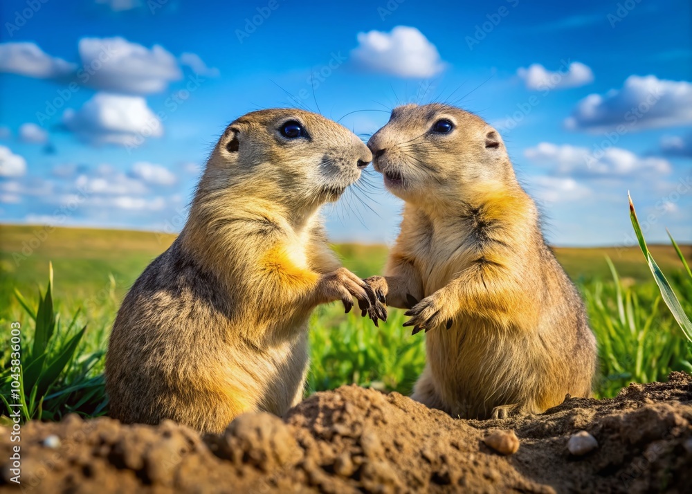 Prairie Dogs in Their Natural Habitat - Candid Wildlife Photography of North America's Adorable Rodents Prairie Dogs in Their Natural Habitat - Candid Wildlife Photography of North America's Adorable Rodents