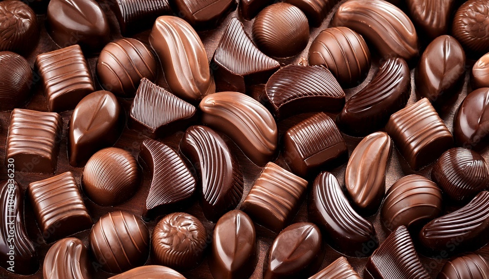 沢山のチョコレートの背景画像(mix of chocolate candies)
沢山のチョコレートの背景画像(mix of chocolate candies)
