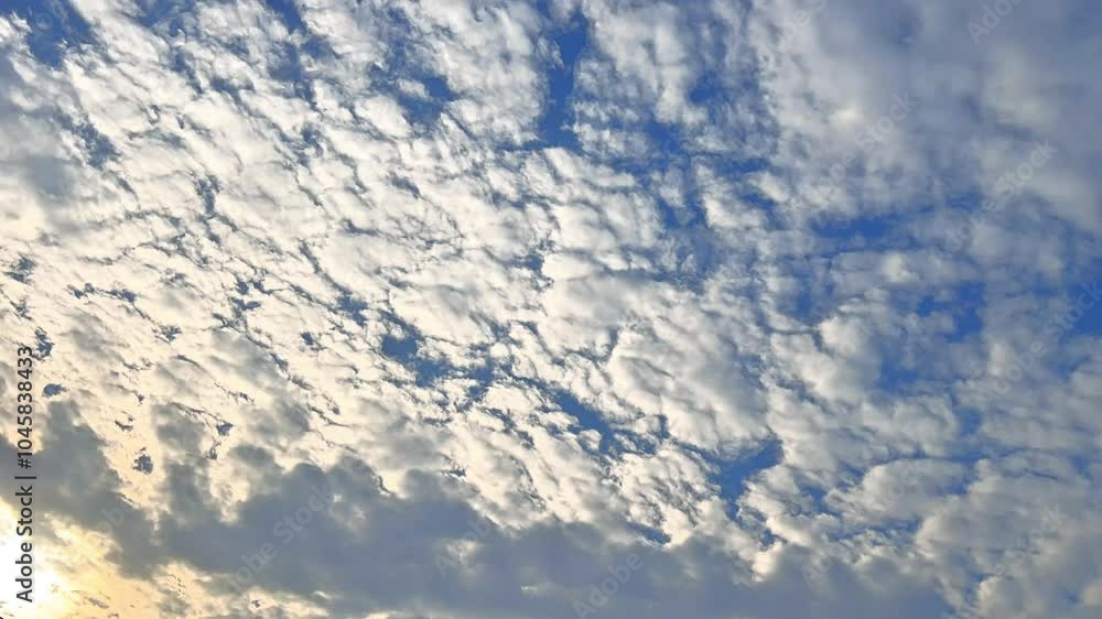 Blue Sky timelapse. Moving clouds and sun. 4K Time lapse. The Sky with clouds. Morning clouds moving at high speed with sun Blue Sky timelapse. Moving clouds and sun. 4K Time lapse. The Sky with clouds. Morning clouds moving at high speed with sun