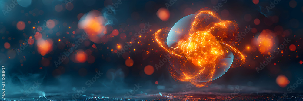 Atomic visualization of quantum spin, glowing particles rotating in perfect symmetry, mathematical equations and scientific graphics illustrating angular momentum Atomic visualization of quantum spin, glowing particles rotating in perfect symmetry, mathematical equations and scientific graphics illustrating angular momentum