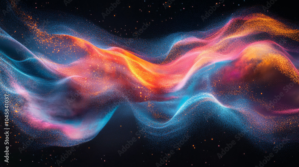 This image or video shows how information moves like a flowing stream. It uses concepts like big data, artificial intelligence, and machine learning to create something new. This image or video shows how information moves like a flowing stream. It uses concepts like big data, artificial intelligence, and machine learning to create something new.