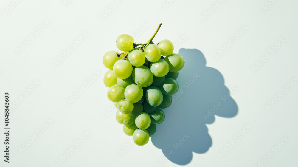 A single green grape, perfectly isolated against a white background. It's fresh, healthy, and ready to eat. A single green grape, perfectly isolated against a white background. It's fresh, healthy, and ready to eat.