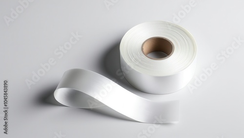 Realistic silk tape mockup ideal for showcasing branding, packaging, or decorative designs in a professional, photorealistic presentation.