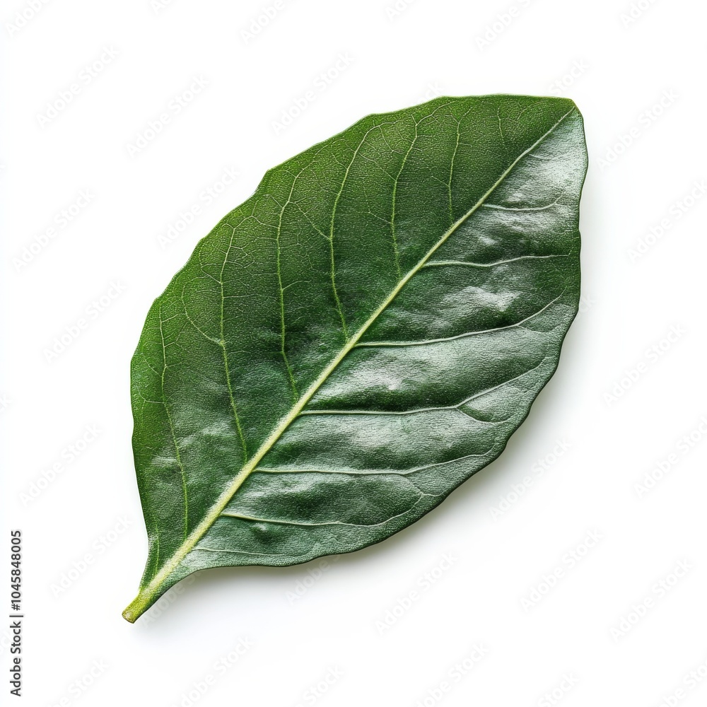 Obraz premium Salad leaf alone on white.