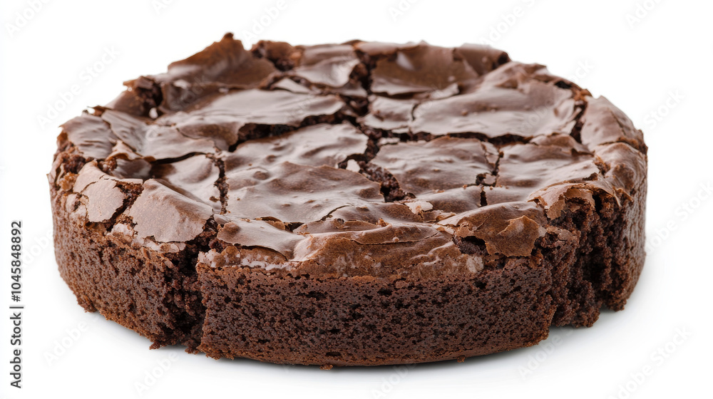 A chocolate fudge brownie cake, shown from the front,ready for you to add your own design.It's isolated against a white background and comes with different angles, perfect for showcasing your artwork. A chocolate fudge brownie cake, shown from the front,ready for you to add your own design.It's isolated against a white background and comes with different angles, perfect for showcasing your artwork.