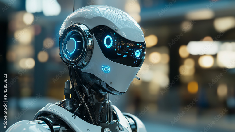 A 3D robot powered by artificial intelligence helps customers by answering questions through a chatbot. This AI assistant uses advanced technology and online communication to provide helpful service. A 3D robot powered by artificial intelligence helps customers by answering questions through a chatbot. This AI assistant uses advanced technology and online communication to provide helpful service.