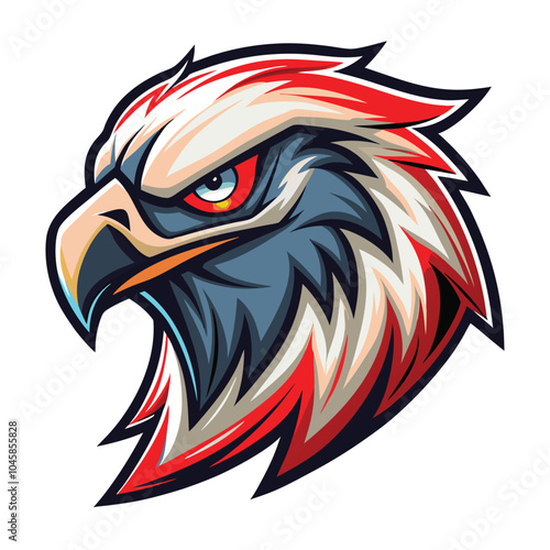Wallpaper Mural Angry Eagle Head Mascot Logo Design Torontodigital.ca