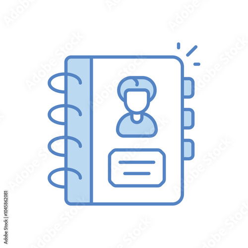 Address Book vector icon