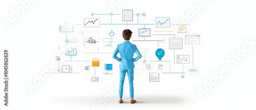Business Project Management Flowchart Visualization