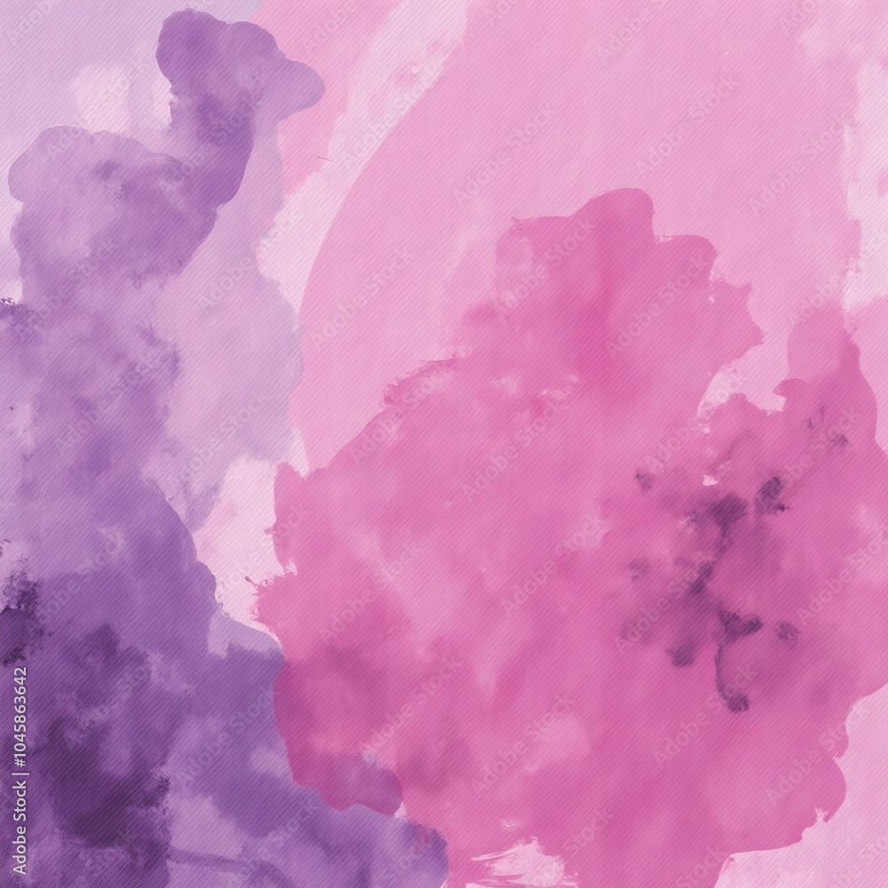 Abstract floral design in pink and purple with swirling paint strokes Abstract floral design in pink and purple with swirling paint strokes