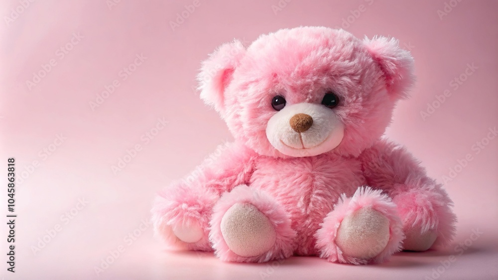 Soft and fluffy bear in medium shot Soft and fluffy bear in medium shot