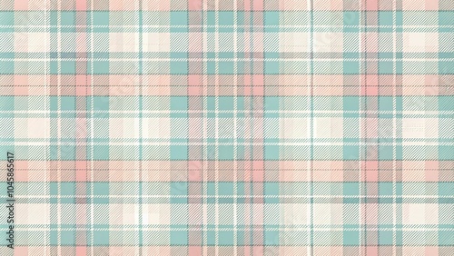 Soft and soothing Depth of Field tartan plaid seamless pattern