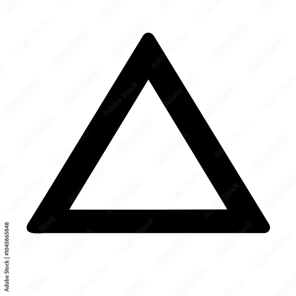 Triangle shape used in design Triangle shape used in design