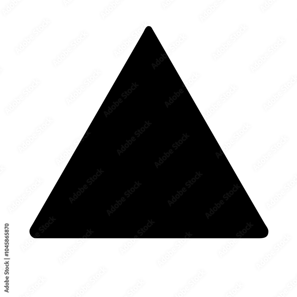 Triangle shape used in design Triangle shape used in design