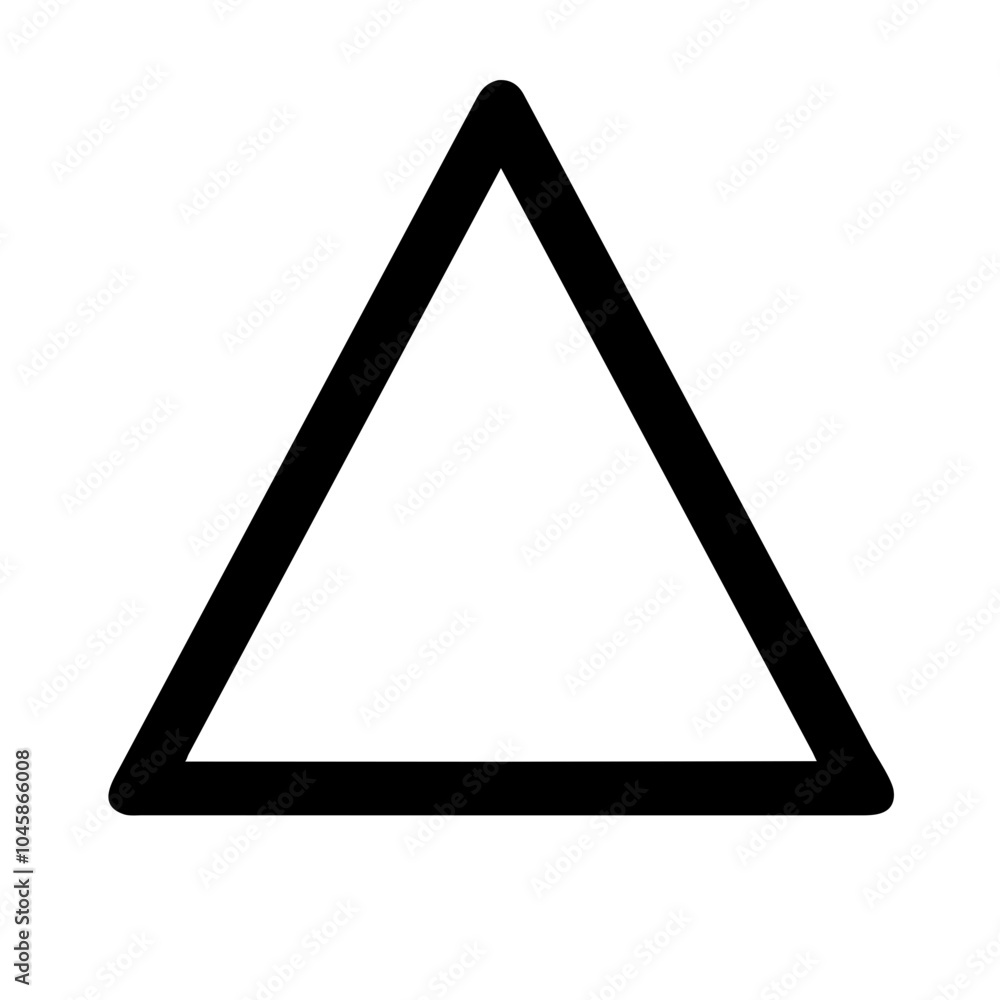 Triangle shape used in design Triangle shape used in design