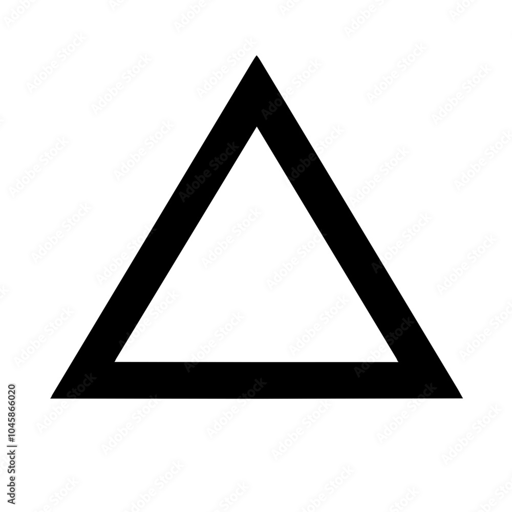 Triangle shape used in design Triangle shape used in design