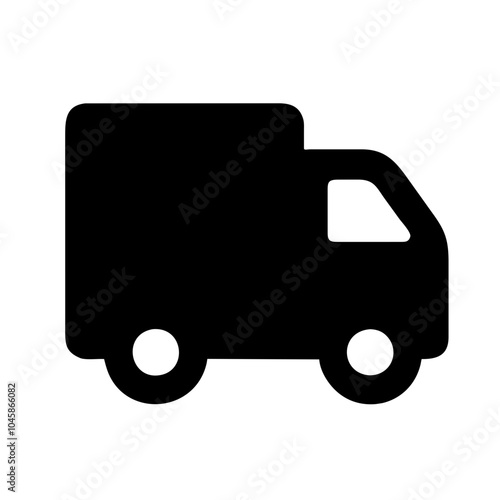 Truck icon for transport services