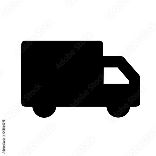 Truck icon for transport services