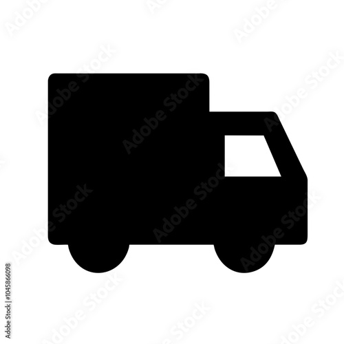Truck icon for transport services